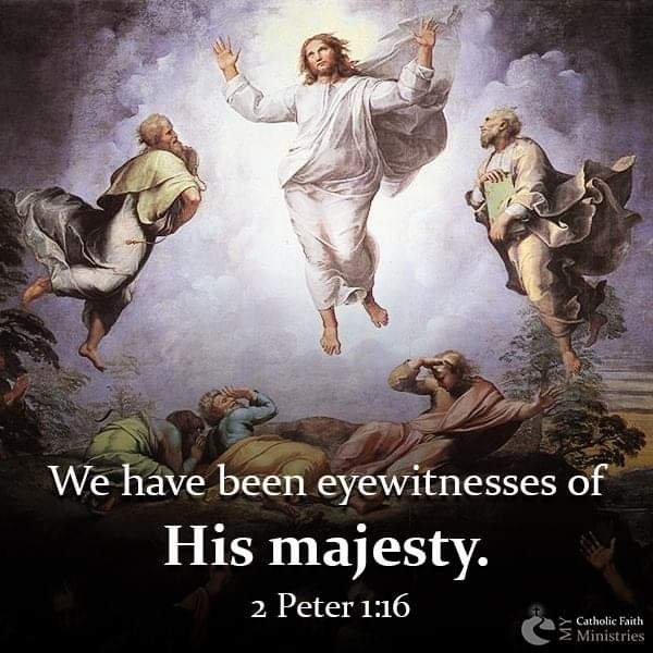 PRAYER ON FEAST OF THE TRANSFIGURATION OF OUR LORD Prayers and Petitions