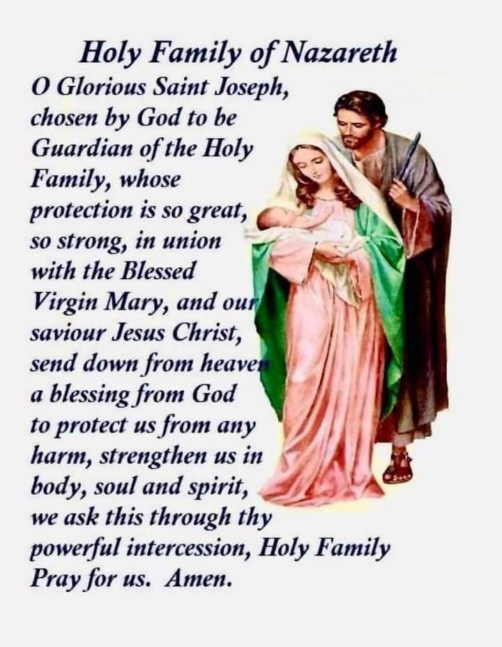 DEVOTION OF THE MONTH OF FEBRUARY, TO THE HOLY FAMILY Prayers and