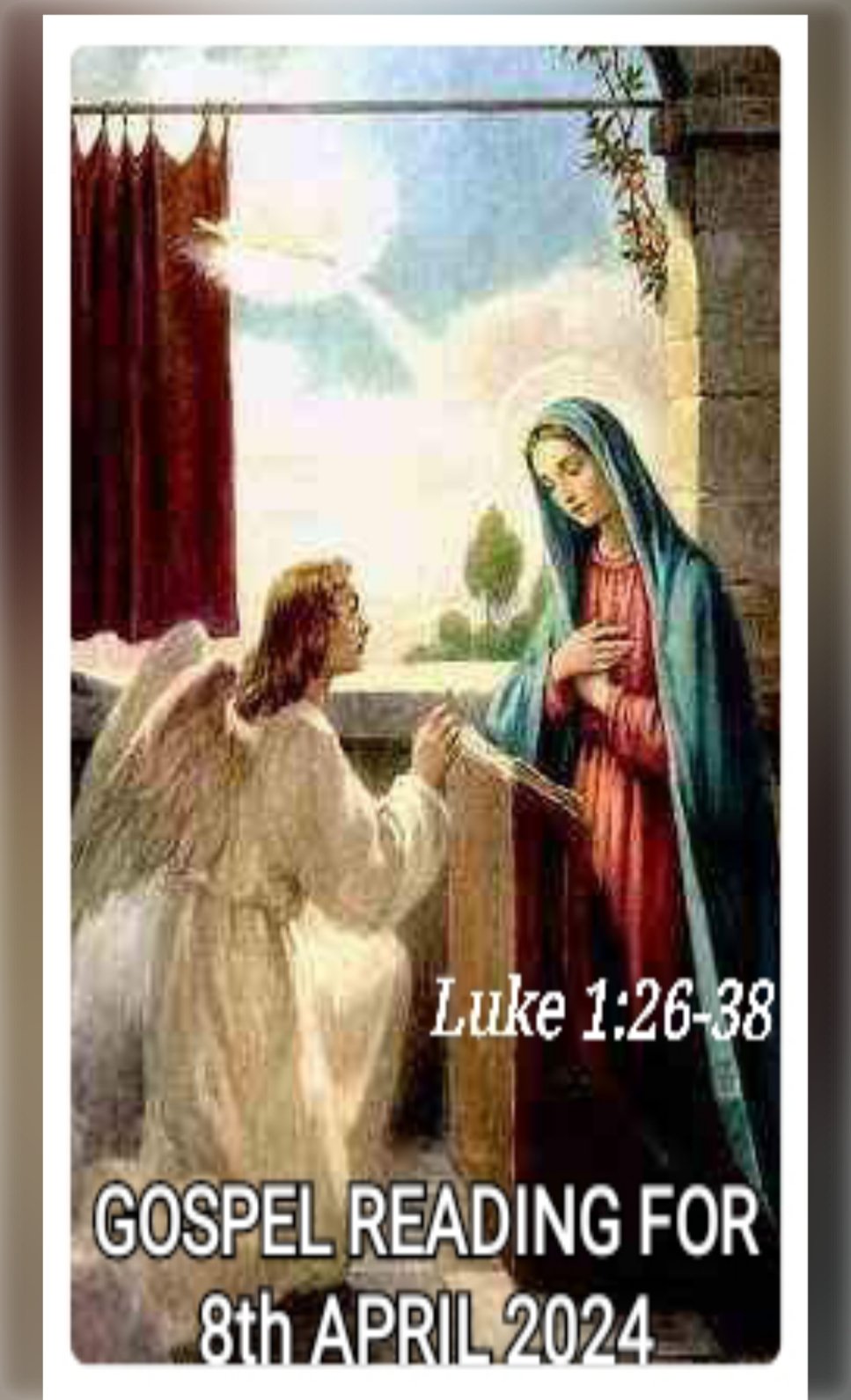 Gospel Reading for 8 April 2024